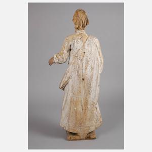 Geschnitzte Heiligenplastik