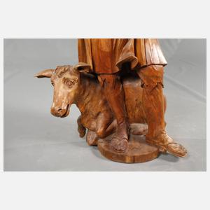 Große figürliche Schnitzerei