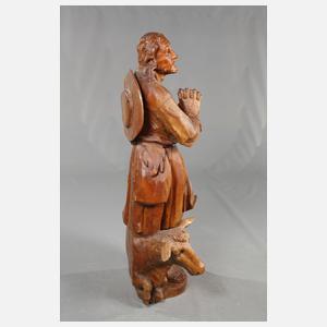 Große figürliche Schnitzerei