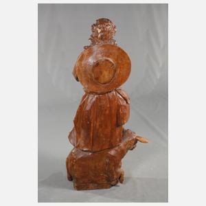 Große figürliche Schnitzerei