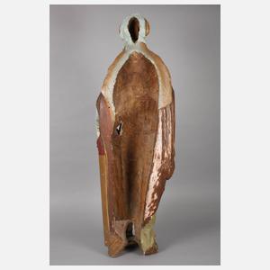 Große Schnitzerei Heilige Barbara