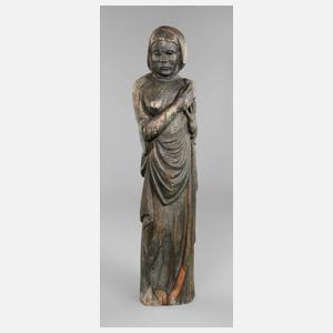 Große figürliche Schnitzerei