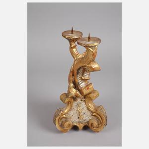 Geschnitzter Leuchter