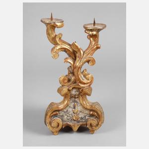 Geschnitzter Leuchter