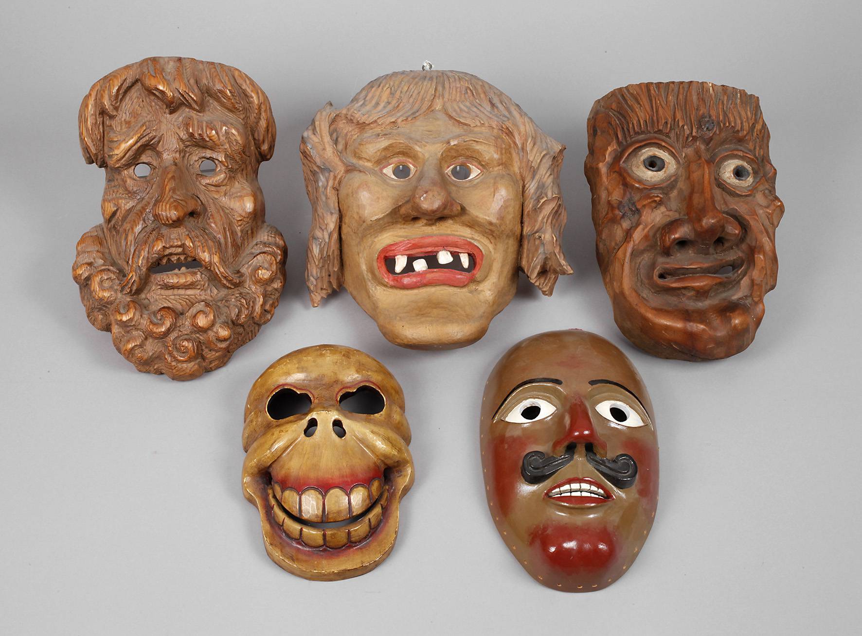 Konvolut Faschingsmasken