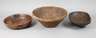 Drei bäuerliche Holzschüsseln