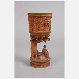 Becher Brienzer Schnitzerei