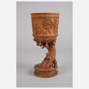 Becher Brienzer Schnitzerei