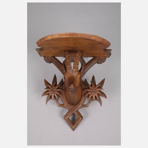 Paar figürliche Konsolen