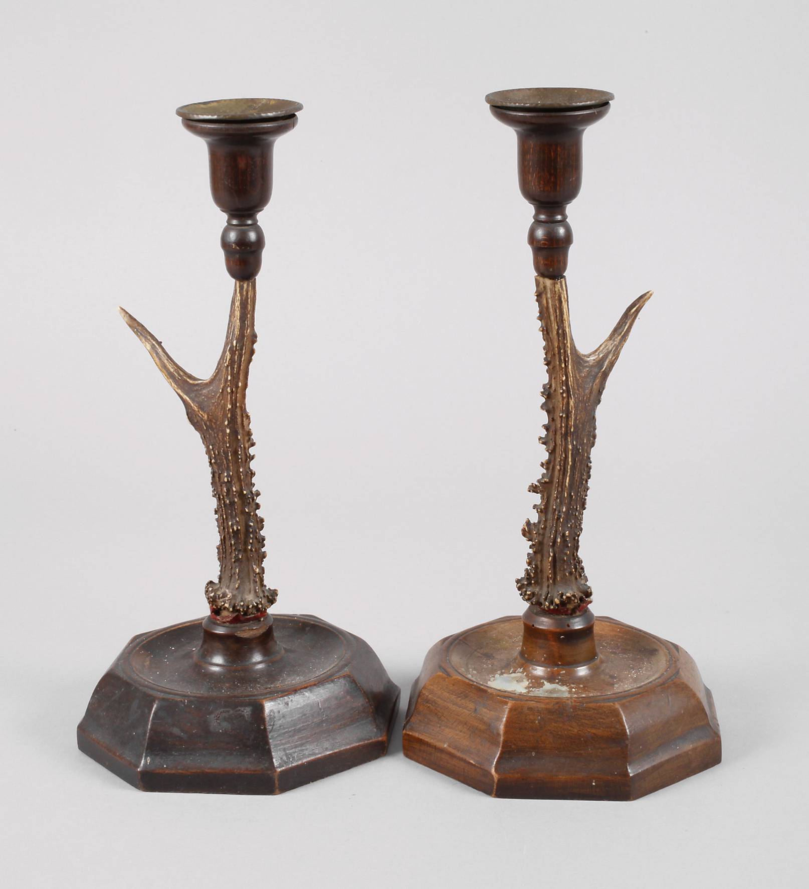 Paar jagdliche Leuchter