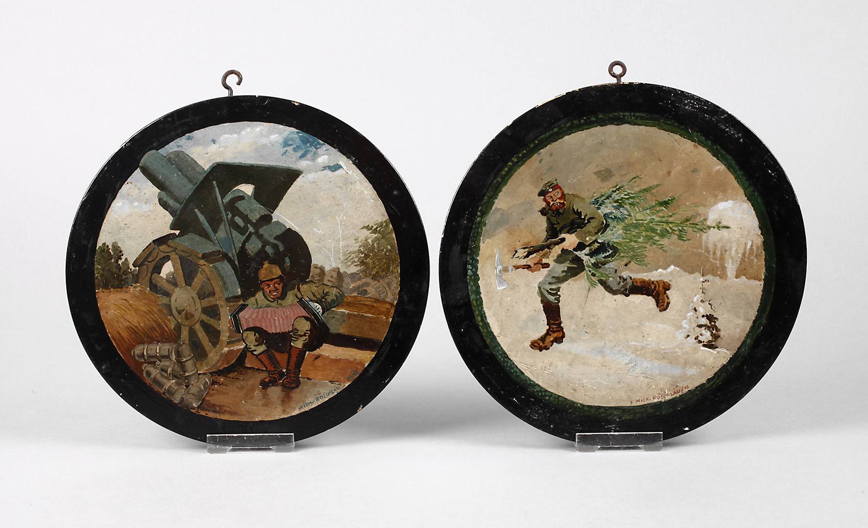 zwei Schützenscheiben