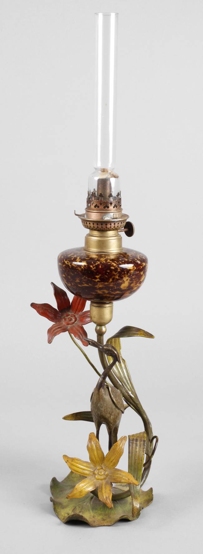 Figürliche Petroleumlampe