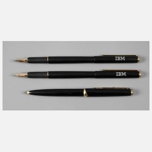 Drei Schreibgeräte Montblanc