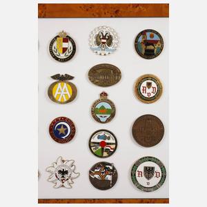 Konvolut Automobilplaketten