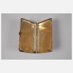 Russland Zigarettendose Silber