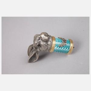 Russland feiner Stockgriff als Hase