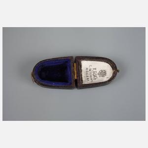 Russland feiner Fingerhut im Etui