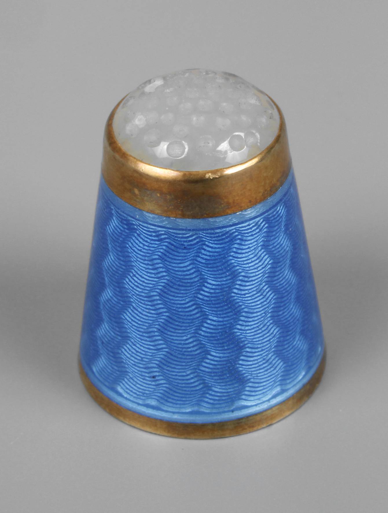 Russland feiner Fingerhut im Etui