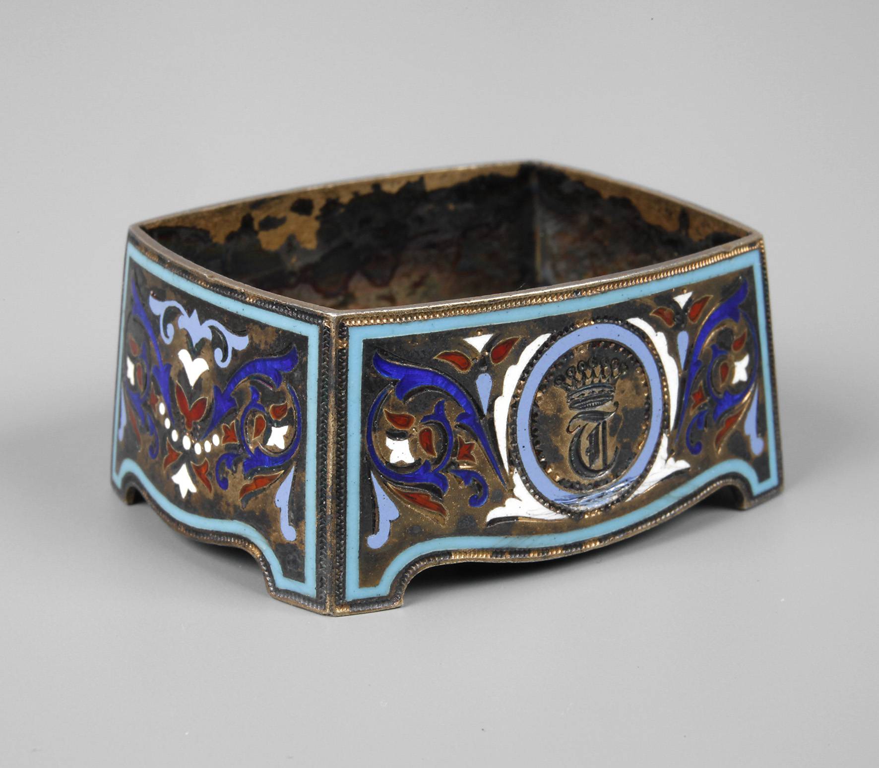 Russland Salznapf aus Adelsbesitz