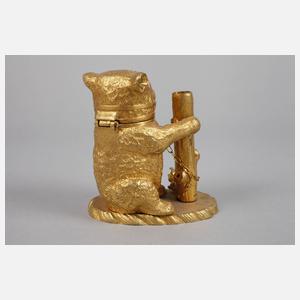 Figürliche Schreibtischgarnitur