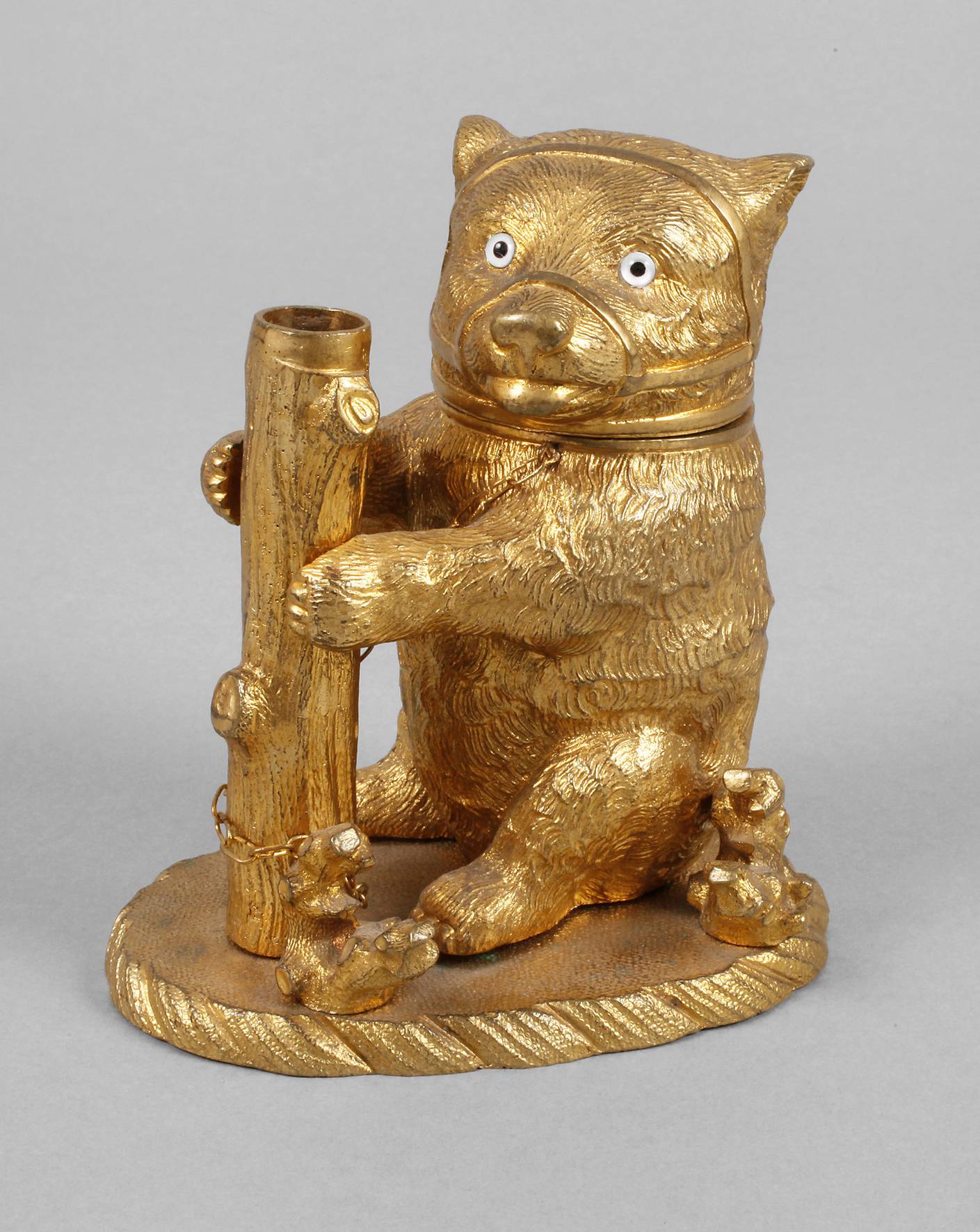 Figürliche Schreibtischgarnitur