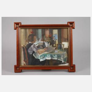 R. Selevanow, Mädchen am Tisch