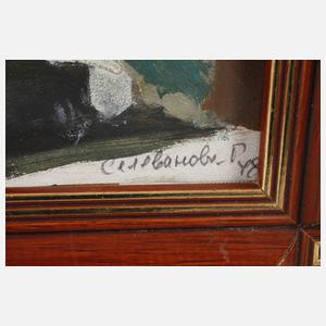 R. Selevanow, Mädchen am Tisch