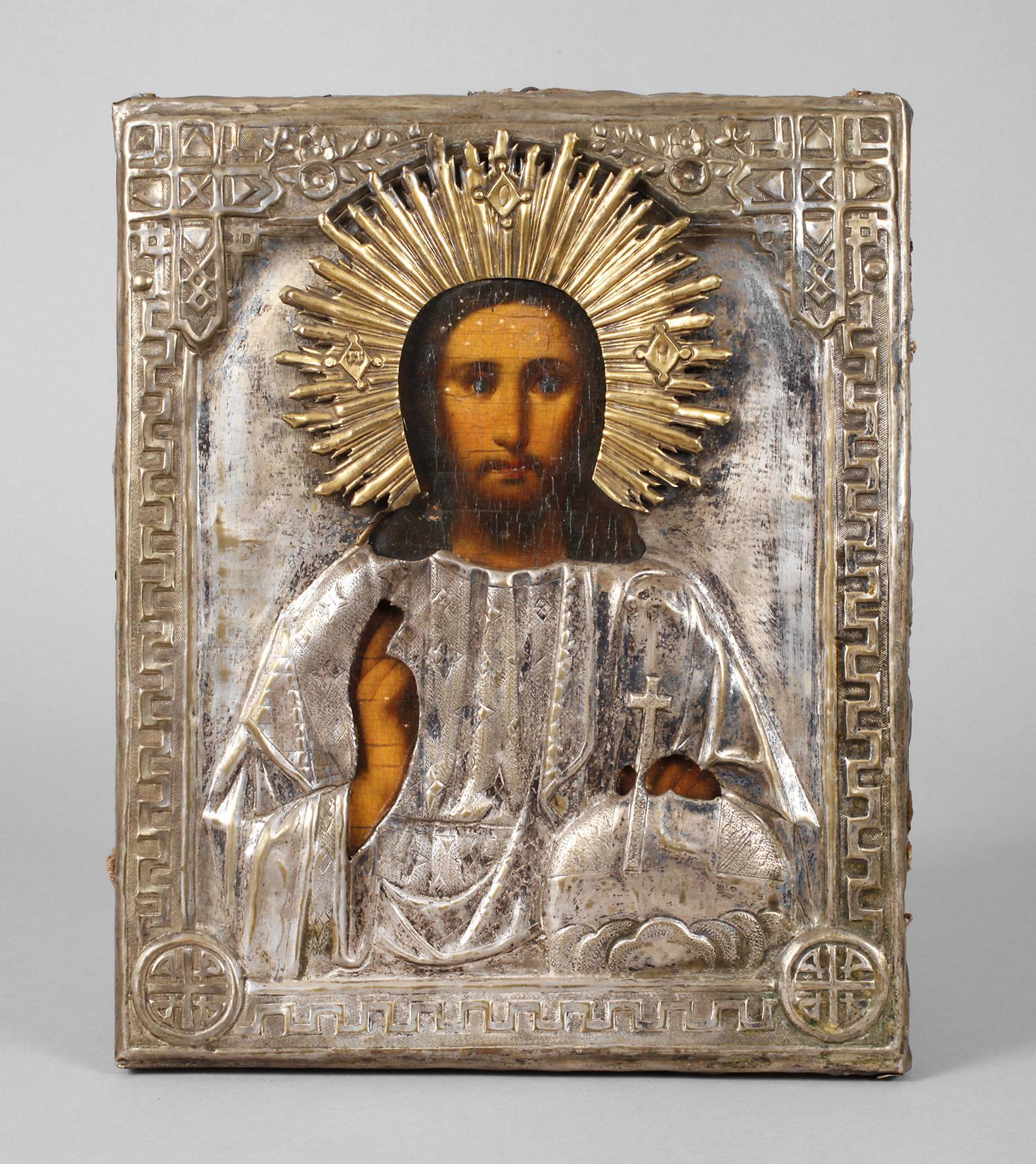 Christusikone im Oklad