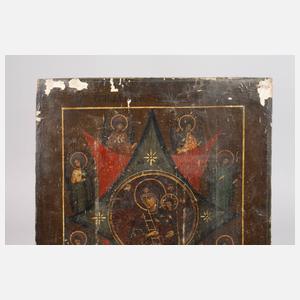 Ikone ”Unverbrennbarer Dornbusch”