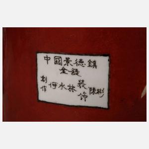 Große Porzellanfiguren Sanxing