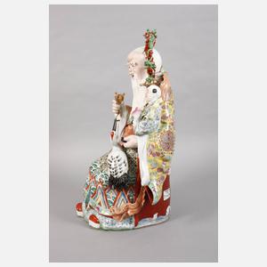 Große Porzellanfiguren Sanxing