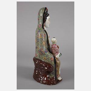 Porzellanfigur Guanyin