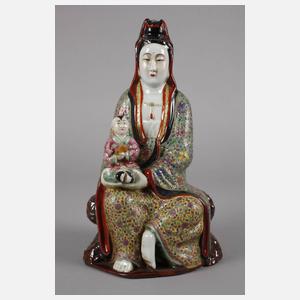 Porzellanfigur Guanyin