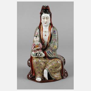 Porzellanfigur Guanyin