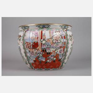 Cachepot Famille Rose