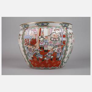 Cachepot Famille Rose