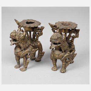 Paar figürliche Leuchter