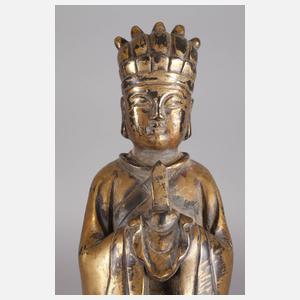 Bronzeplastik Jadekaiser