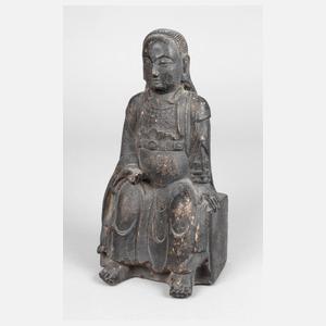 Bronzeplastik Xuan Wu