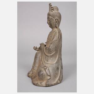 Bronzeplastik Guanyin