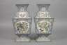 Paar Vasen Emaille