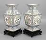 Paar Vasen Emaille