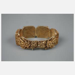 Armband mit Beineinlagen