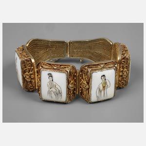 Armband mit Beineinlagen