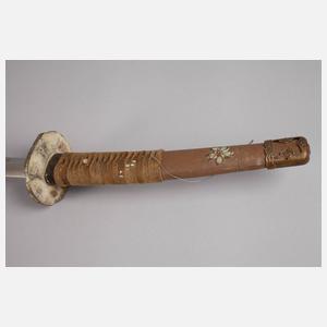 Yoroi der Samurai und Katana