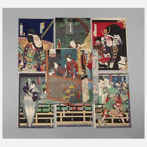 Konvolut Farbholzschnitte