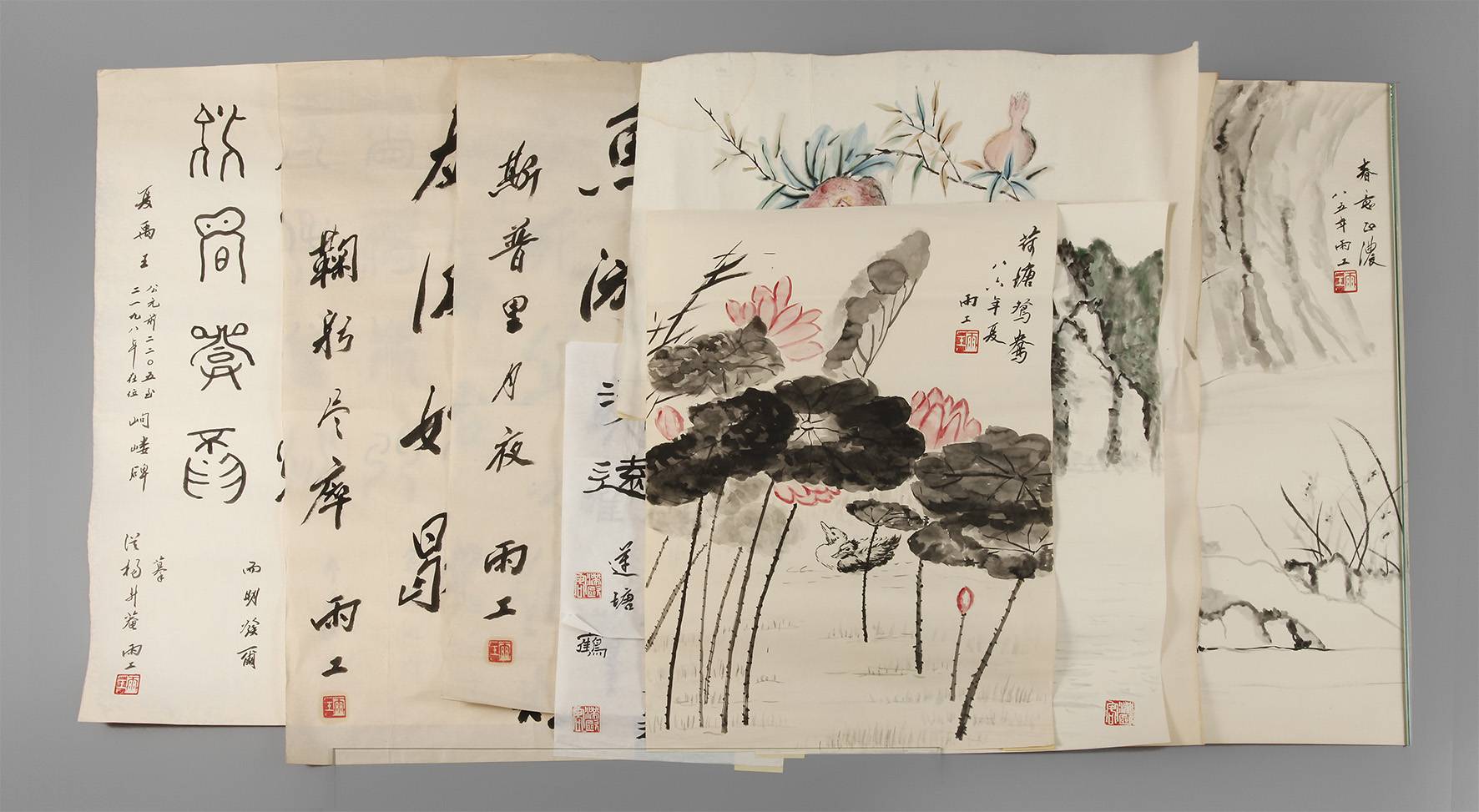 Konvolut Zeichnungen China