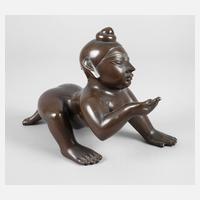 Bronzeplastik Bala Krishna111