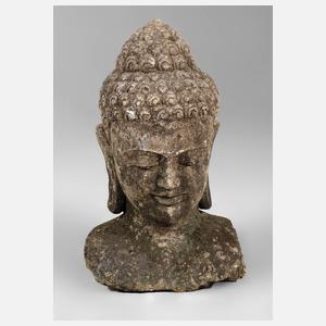 Gartenplastik Buddha