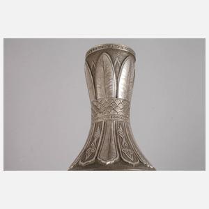 Dekorative Silbervase